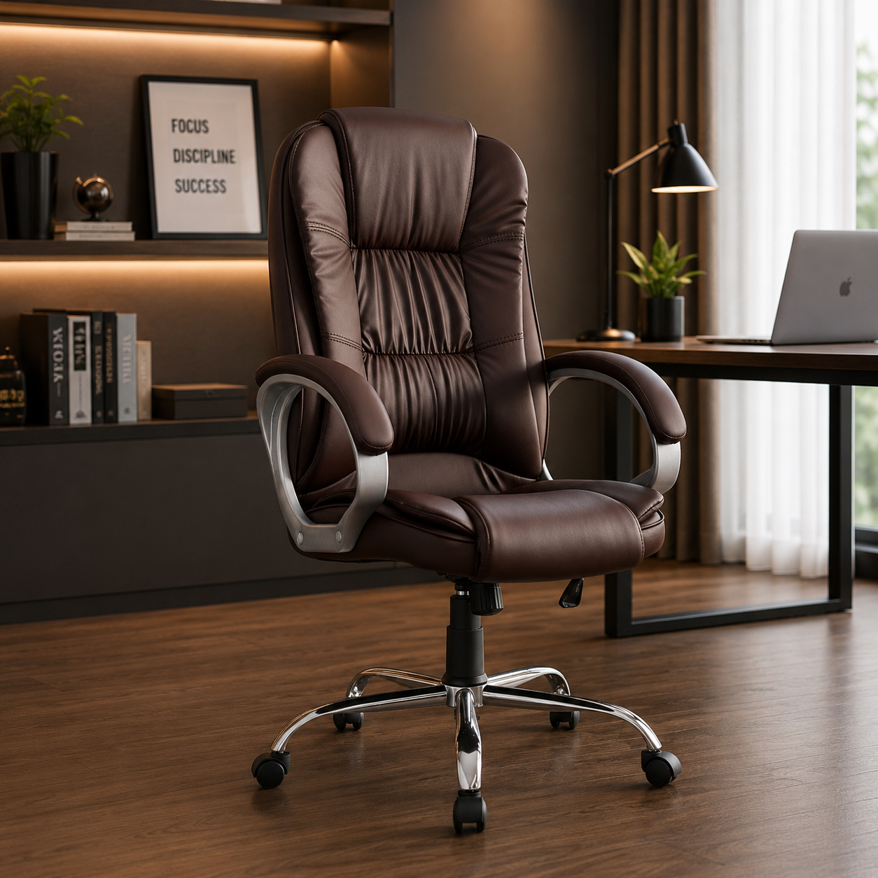 PE1005 Premium Leather Office Chair