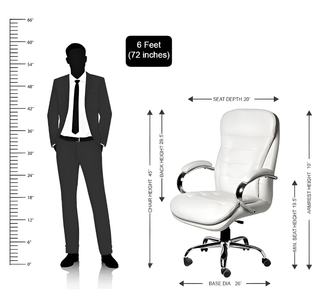 PE1003 Premium Leather Office Chair