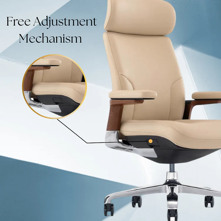 LS1001 Premium Leather Chair | High-Back