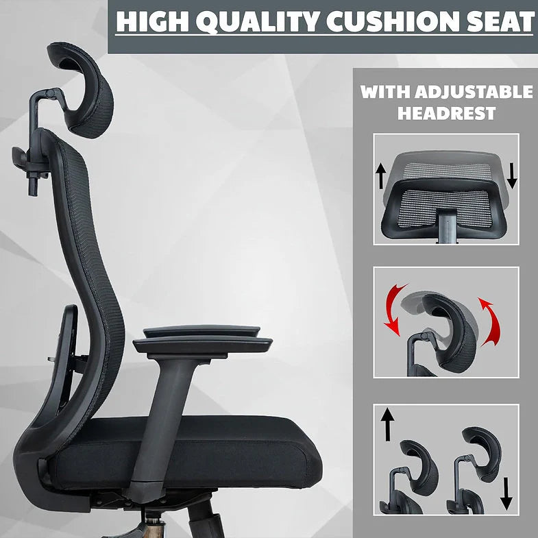 EP1009 Cushion Chair - Ergonomic Orthopaedic Premium Office & Work Chair