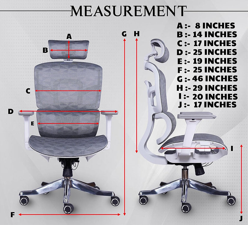 EP1006 Mesh Chair - Ergonomic Premium Mesh Office & Work Chair