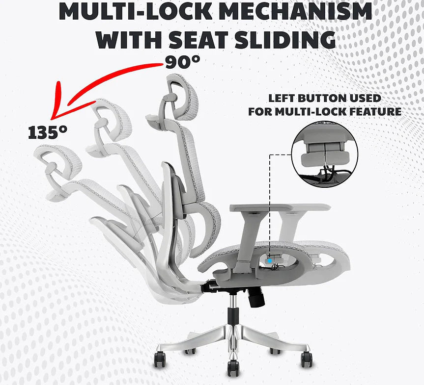 EP1005 Mesh Chair - Ergonomic Premium Mesh Office & Work Chair