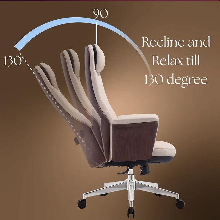 LS1004 Premium Leather Chair | High-Back