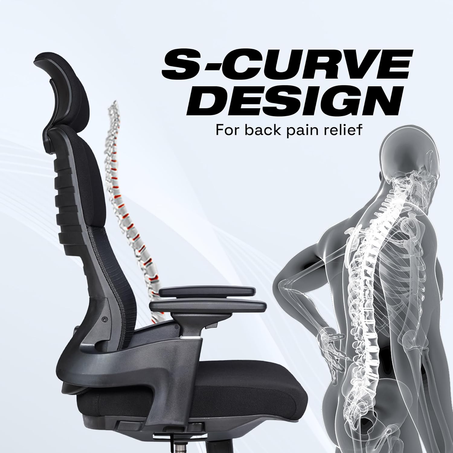 EP1011 Cushion Chair - Ergonomic Orthopaedic Premium Office & Work Chair
