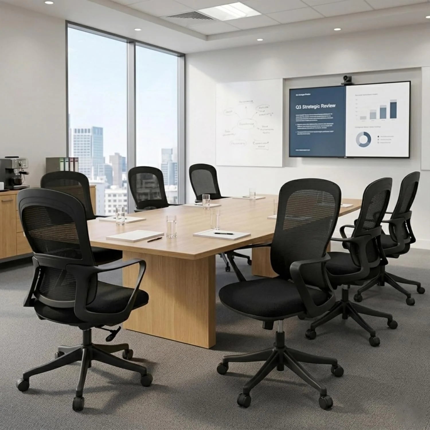 MB1005 Ergonomic Cushion Chair | Mid Back