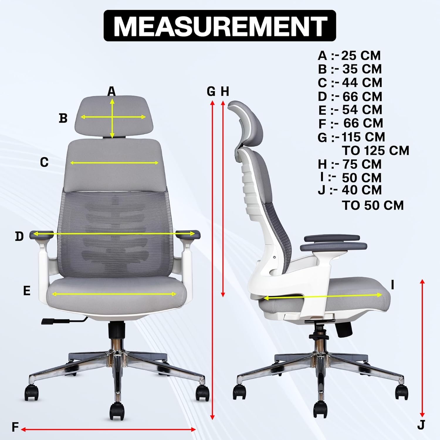 EP1011 Cushion Chair - Ergonomic Orthopaedic Premium Office & Work Chair