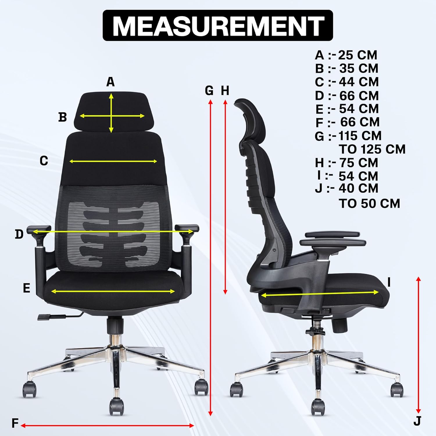 EP1011 Cushion Chair - Ergonomic Orthopaedic Premium Office & Work Chair