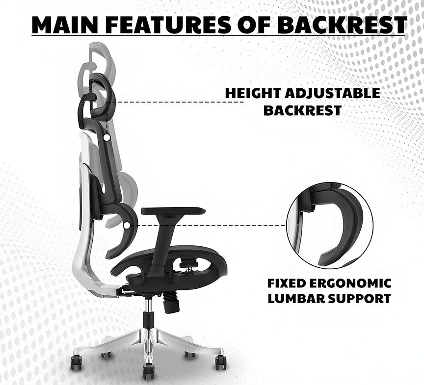 EP1005 Mesh Chair - Ergonomic Premium Mesh Office & Work Chair