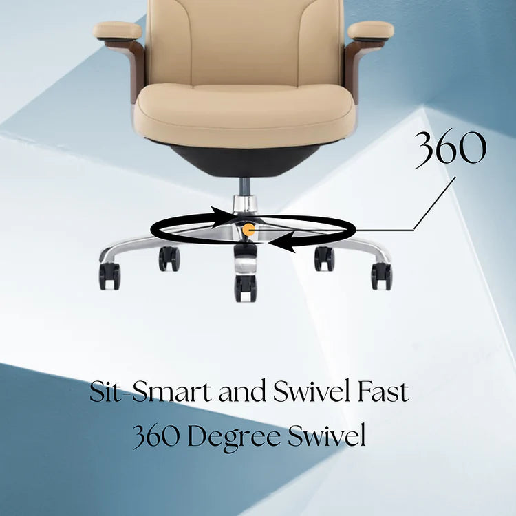 LS1001 Premium Leather Chair | High-Back