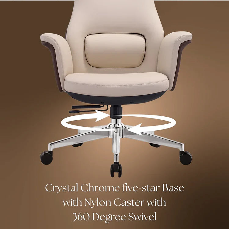 LS1004 Premium Leather Chair | High-Back