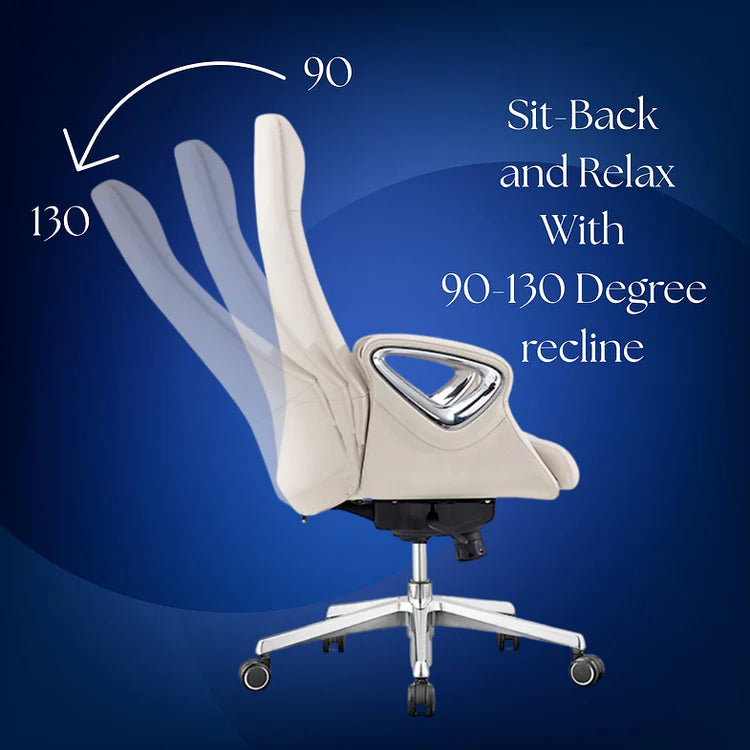 LS1006 Premium Leather Chair | High-Back