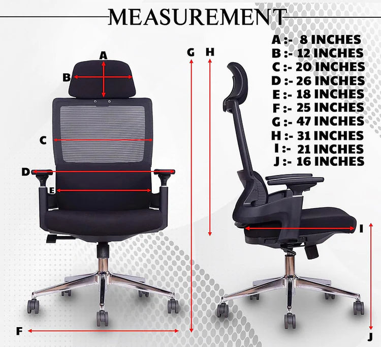 EP1014 Cushion Chair - Ergonomic Orthopaedic Premium Office & Work Chair