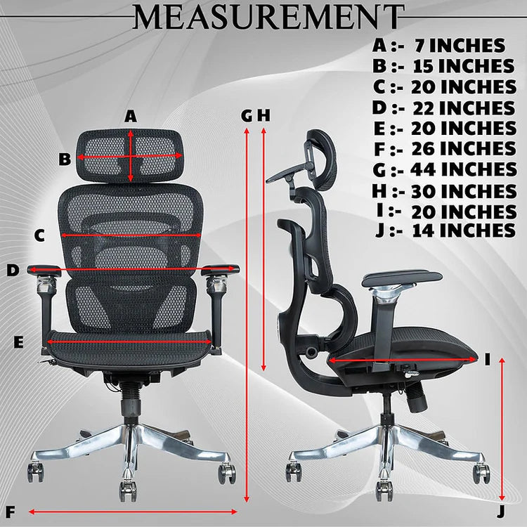 EP1004 Mesh Chair - Ergonomic Premium Mesh Office & Work Chair