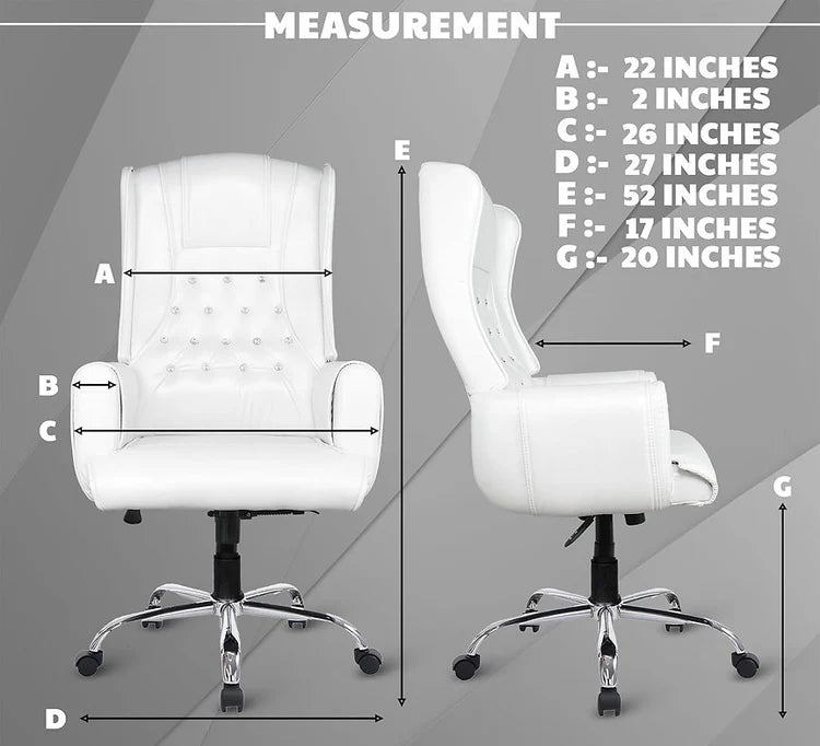 LS1014 Premium Leather Chair | High-Back