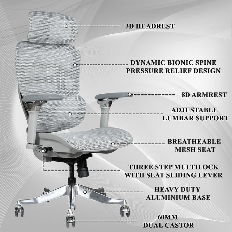 EP1004 Mesh Chair - Ergonomic Premium Mesh Office & Work Chair