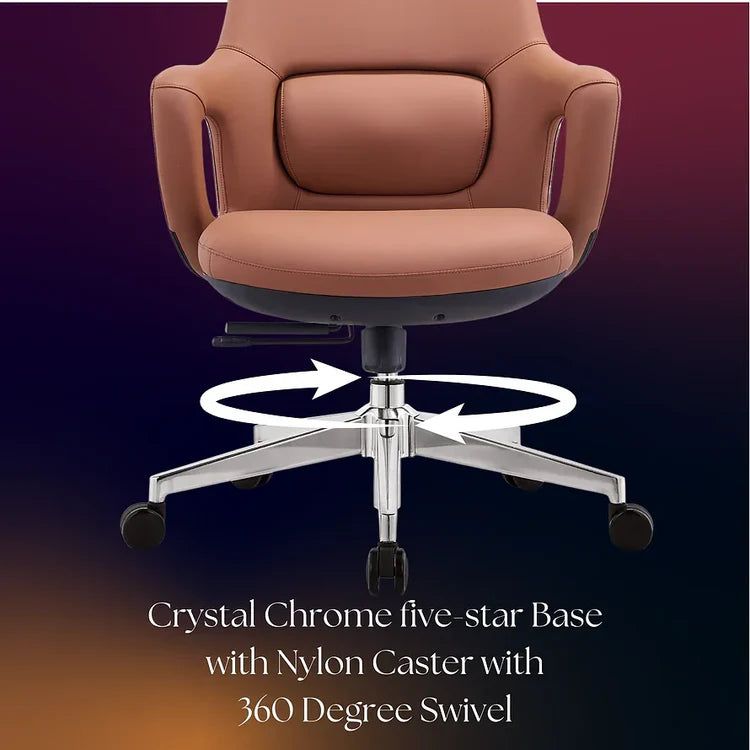 LS1013 Premium Leather Chair | High-Back