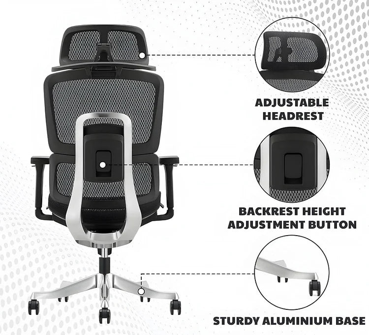 EP1012 Mesh Chair - Ergonomic Premium Mesh Office & Work Chair