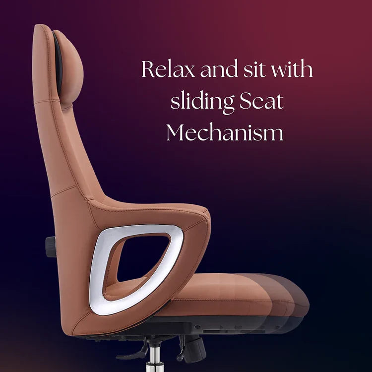 LS1013 Premium Leather Chair | High-Back