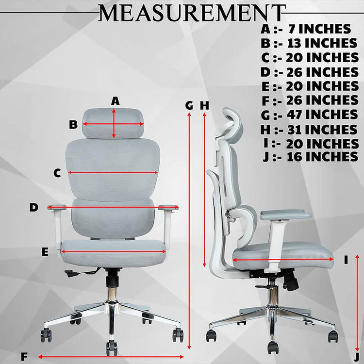 EP1002 Cushion Chair - Ergonomic Premium Mesh Office & Work Chair