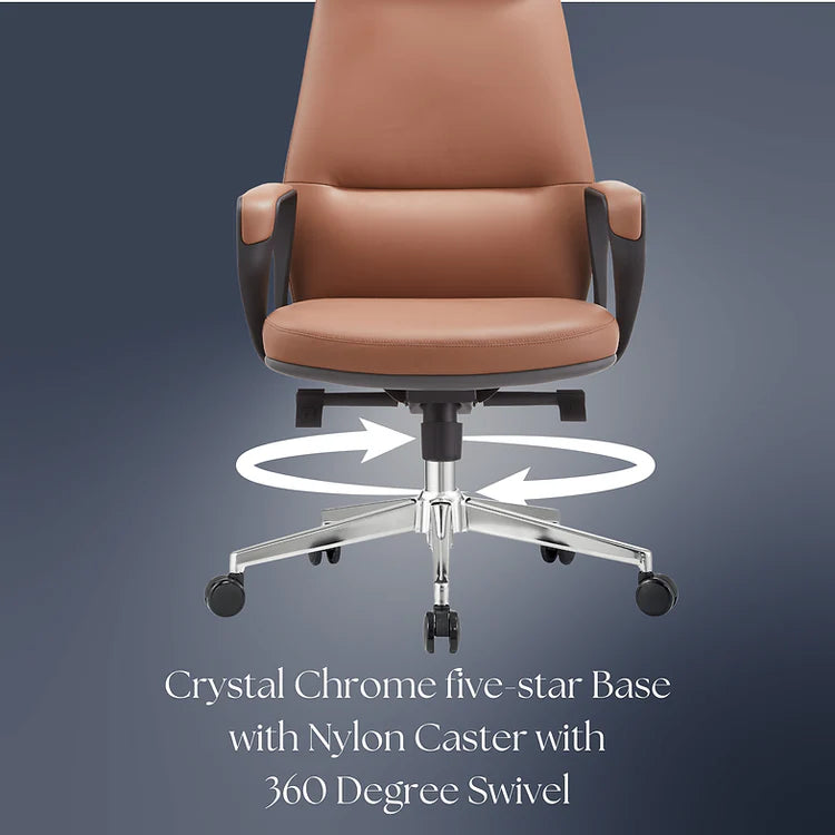 LS1012 Premium Leather Chair | High-Back