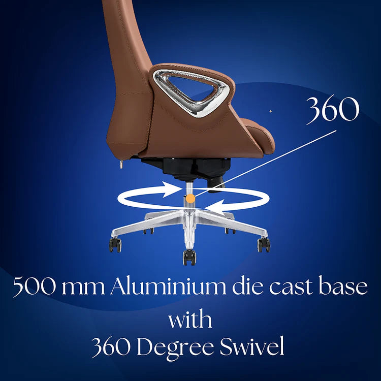 LS1006 Premium Leather Chair | High-Back