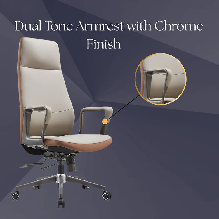 LS1010 Premium Leather Chair | High-Back