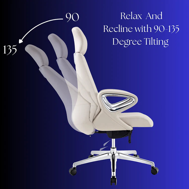 LS1011 Premium Leather Chair | High-Back