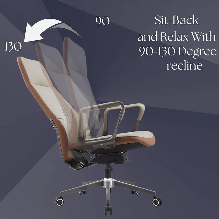 LS1010 Premium Leather Chair | High-Back