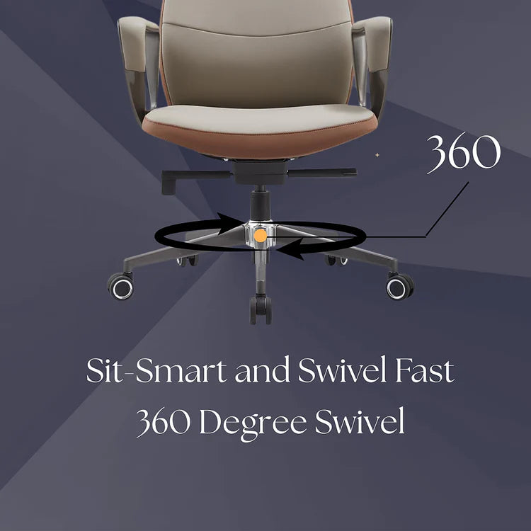 LS1010 Premium Leather Chair | High-Back