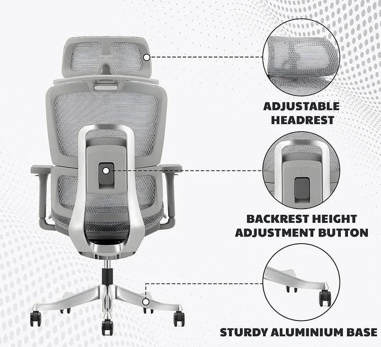 EP1012 Mesh Chair - Ergonomic Premium Mesh Office & Work Chair