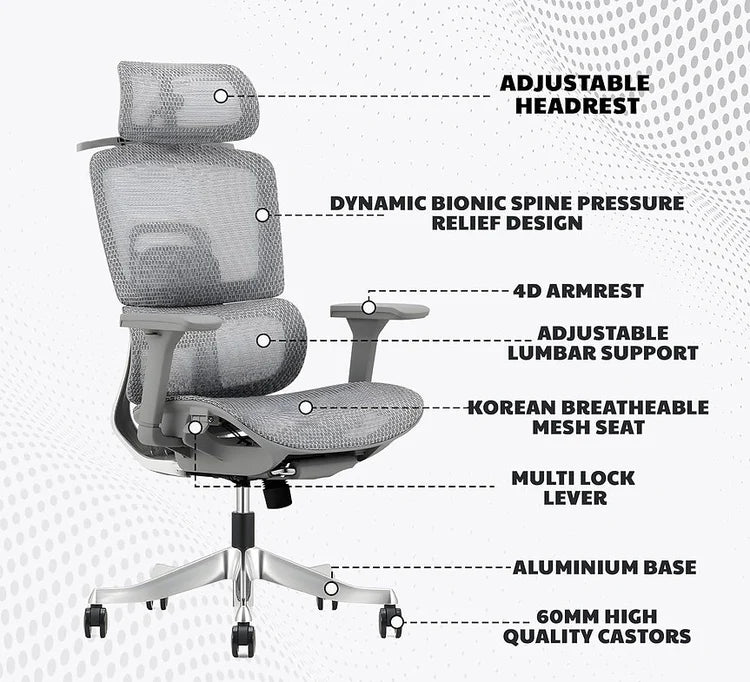 EP1012 Mesh Chair - Ergonomic Premium Mesh Office & Work Chair
