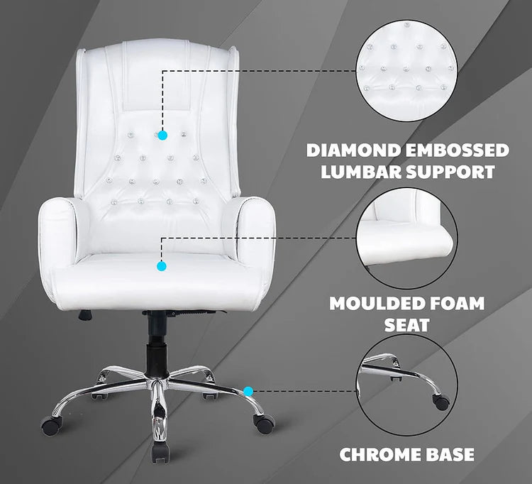 LS1014 Premium Leather Chair | High-Back