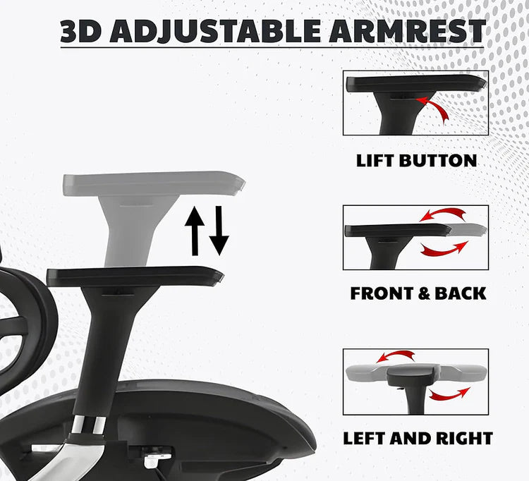 EP1003 Mesh Chair - Ergonomic Premium Mesh Office & Work Chair
