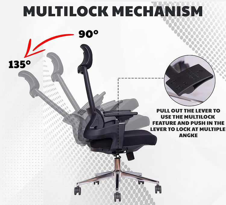 EP1014 Cushion Chair - Ergonomic Orthopaedic Premium Office & Work Chair