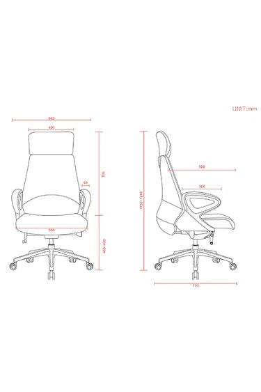 LS1011 Premium Leather Chair | High-Back