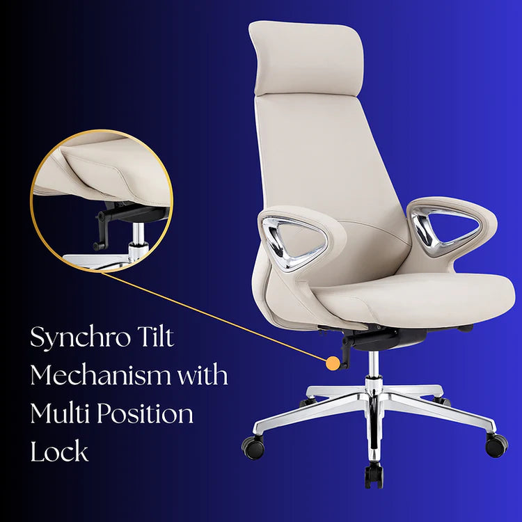 LS1011 Premium Leather Chair | High-Back