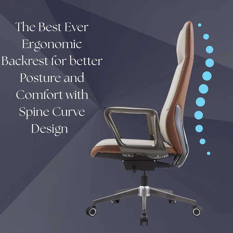 LS1010 Premium Leather Chair | High-Back