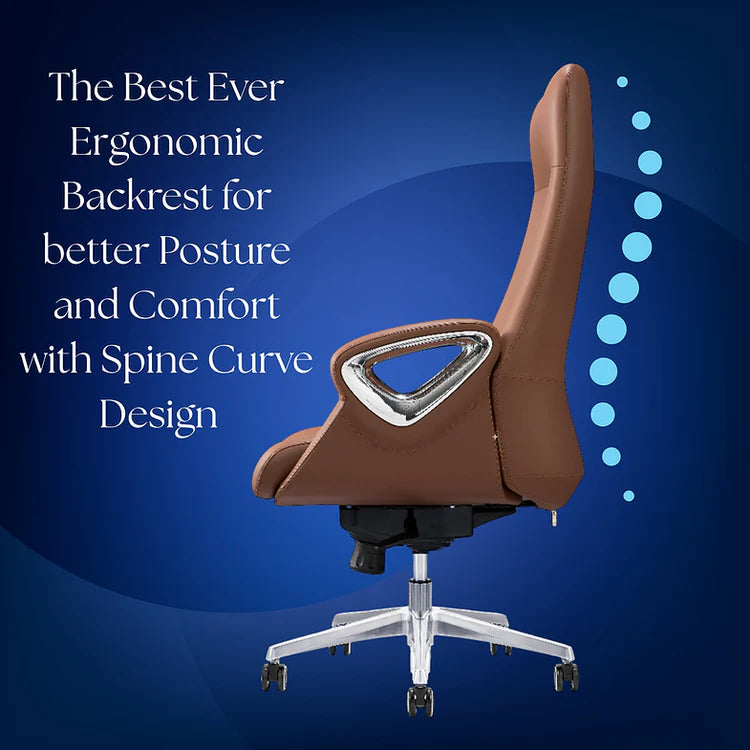 LS1006 Premium Leather Chair | High-Back