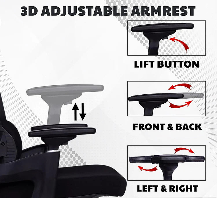 EP1014 Cushion Chair - Ergonomic Orthopaedic Premium Office & Work Chair