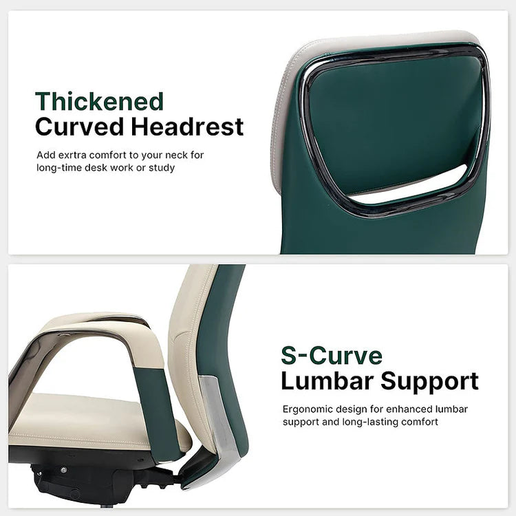 LS1009 Premium Leather Chair | High-Back