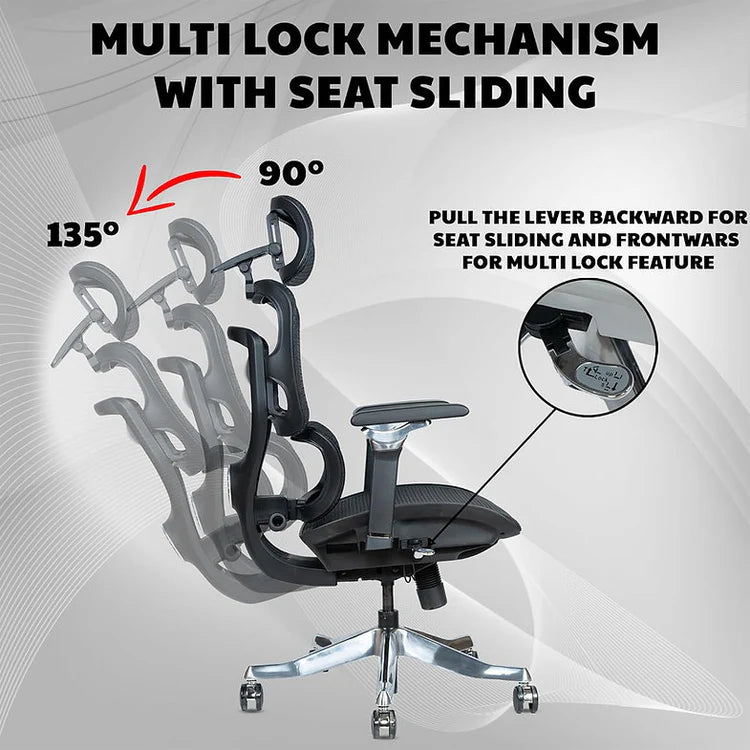 EP1004 Mesh Chair - Ergonomic Premium Mesh Office & Work Chair