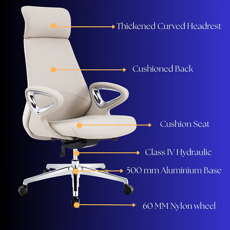 LS1011 Premium Leather Chair | High-Back