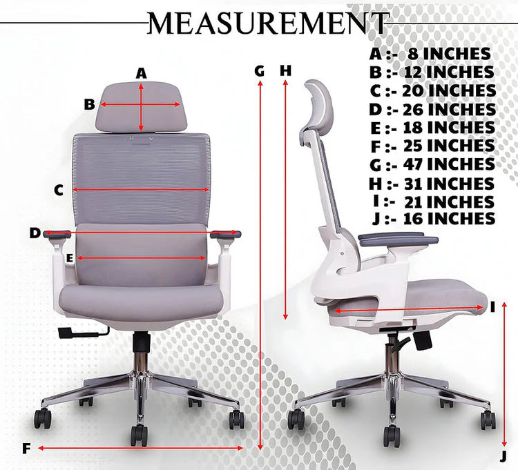 EP1014 Cushion Chair - Ergonomic Orthopaedic Premium Office & Work Chair