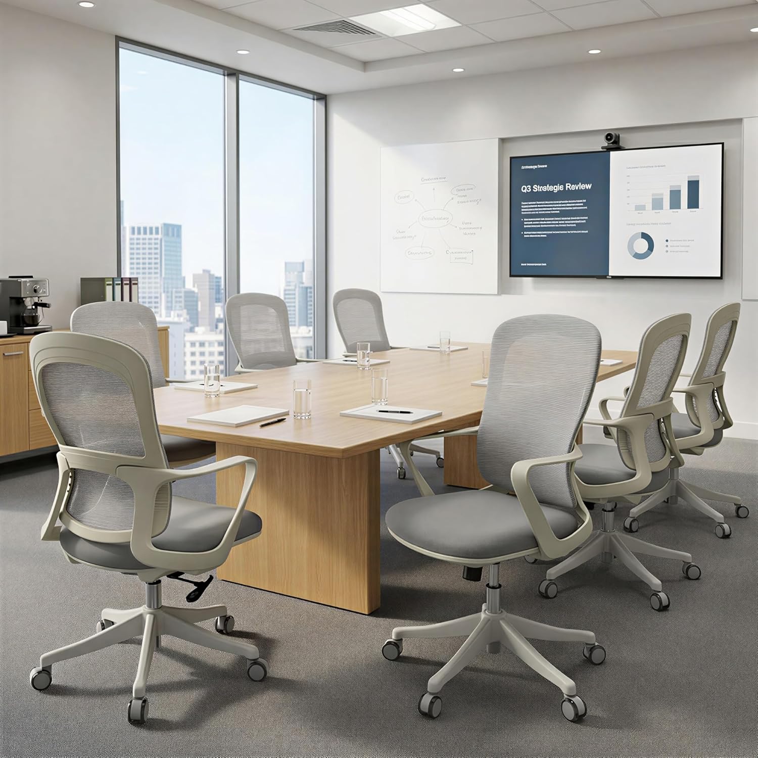 MB1005 Ergonomic Cushion Chair | Mid Back