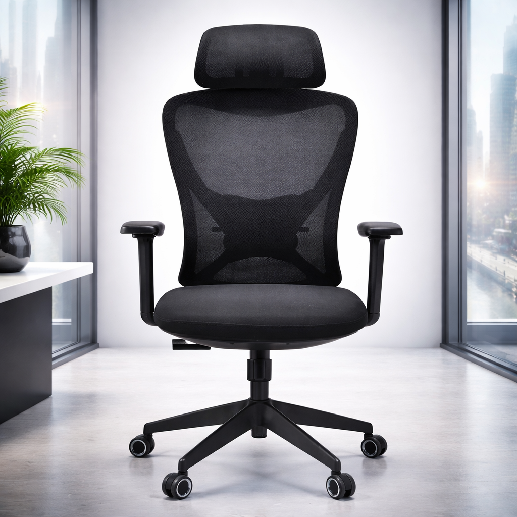 EP1008 Cushion Chair - Ergonomic Mesh Premium Office & Work Chair