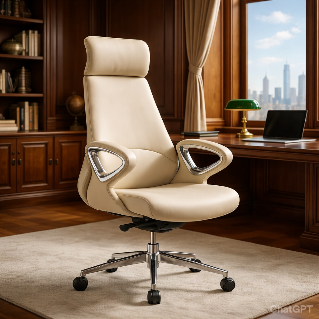 LS1011 Premium Leather Chair | High-Back