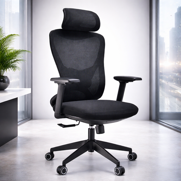 EP1008 Cushion Chair - Ergonomic Mesh Premium Office & Work Chair ...