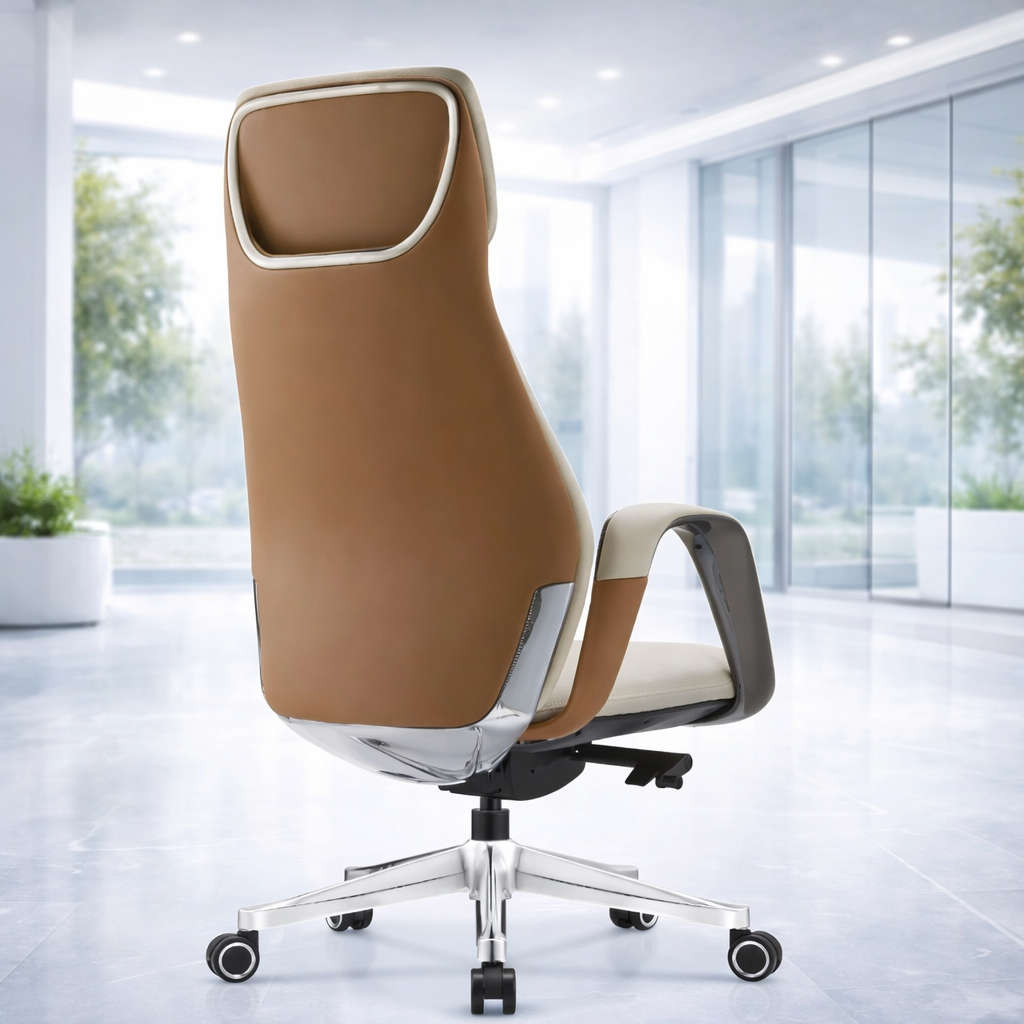 LS1009 Premium Leather Chair | High-Back