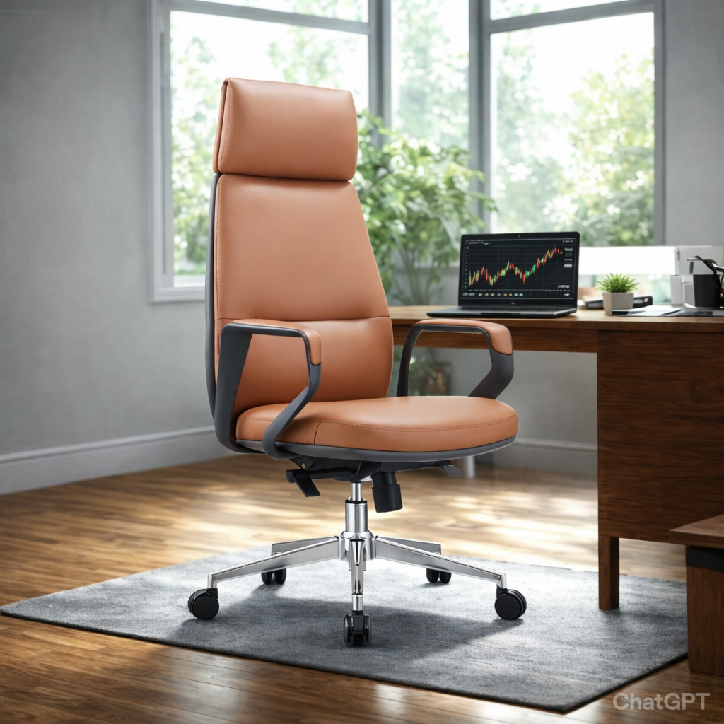 LS1012 Premium Leather Chair | High-Back