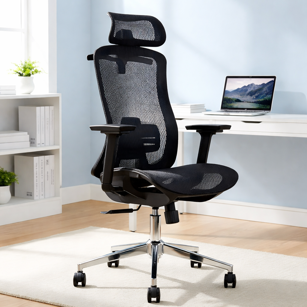 EP1015 Cushion Chair - Ergonomic Mesh Premium Office & Work Chair